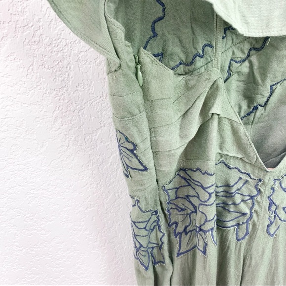 Free People In The Moment Green Jumpsuit - Picture 6 of 7